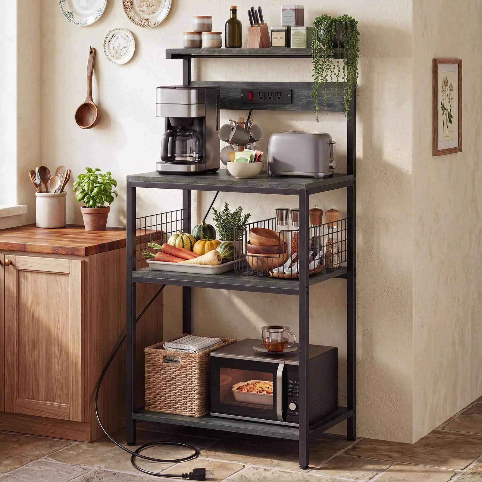 The OLIXIS bakers rack parking the appliance fleet one step from the counter