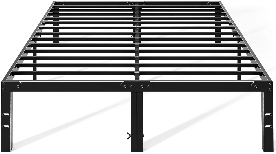 OLIXIS Metal Queen Bed Frame, 14-Inch Clearance